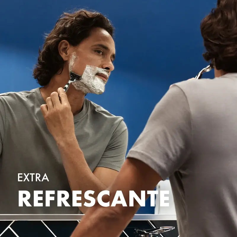 Gillette Series Gel De Afeitar Refrescante Con Eucalipto , 2x200 ml