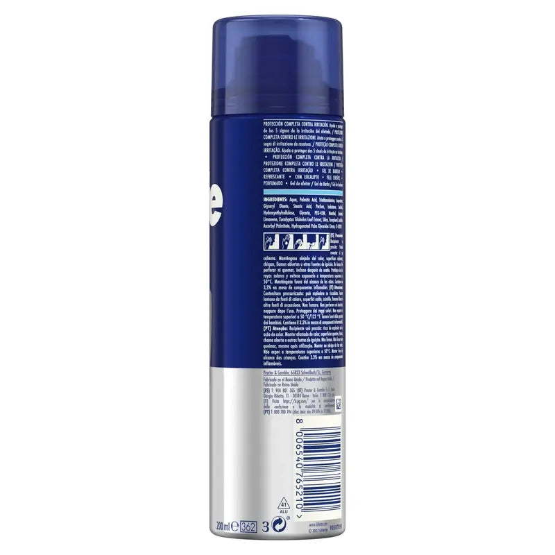 Gillette Series Gel De Afeitar Refrescante Con Eucalipto Para Hombre , 200 ml