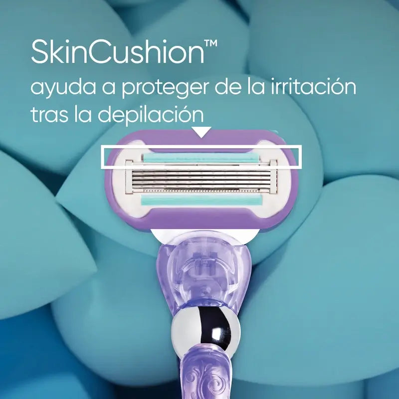 Gillette Venus Deluxe Smooth Swirl Recambio Mujer, pack 3 de recambios