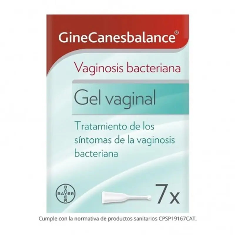 GineCanesbalance Gel Vaginal Antibacteriano, 7 Aplicadores