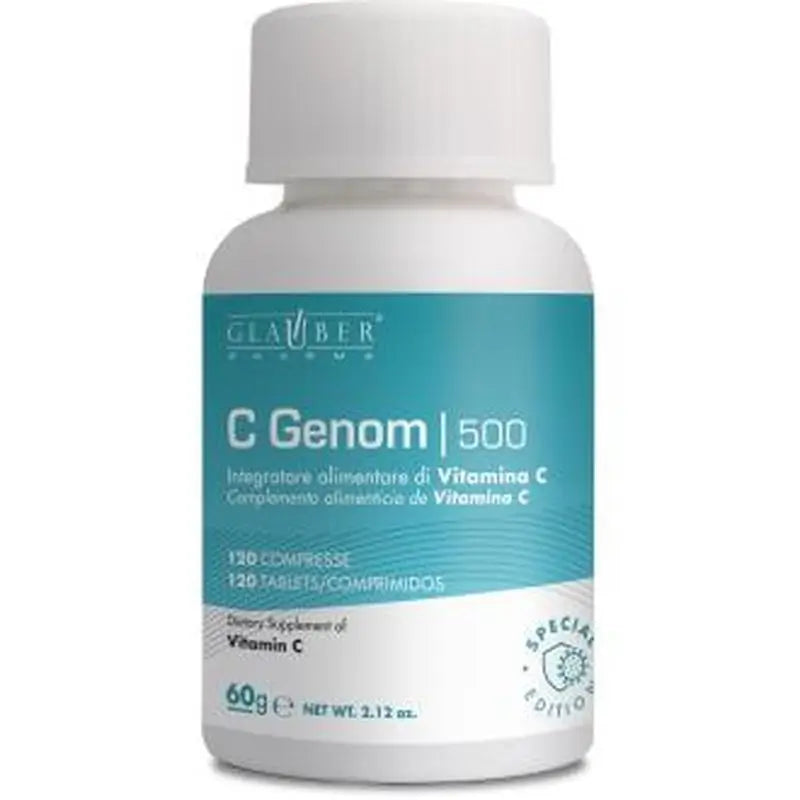 Glauber Pharma C-Genom 500 120 Comprimidos 