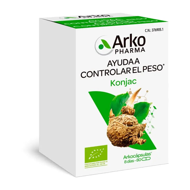 Arkocápsulas Konjac Bio 80 Cápsulas Arkopharma