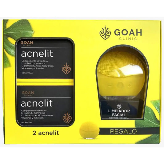 Goah Pack Acnelit + Limpiador Facial De Regalo, 120 cápsulas