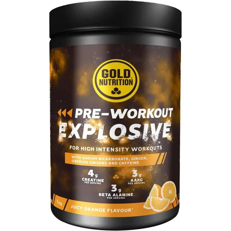 Gold Nutrition Pre-Workout Explosive Naranja , 1 kg