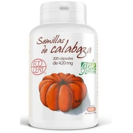 Gph Difussion Semillas De Calabaza 420Mg 200 Cápsulas Bio 