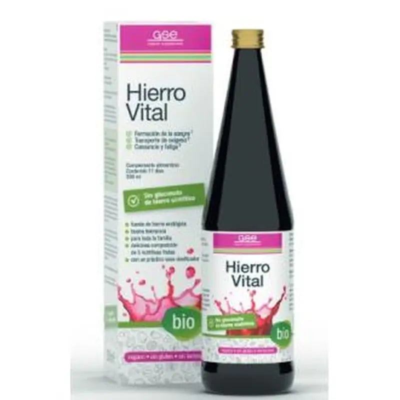 Gse Hierro Vital 330Ml. Bio Vegan 