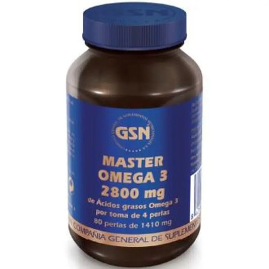 Gsn Master Omega 3 80Perlas 