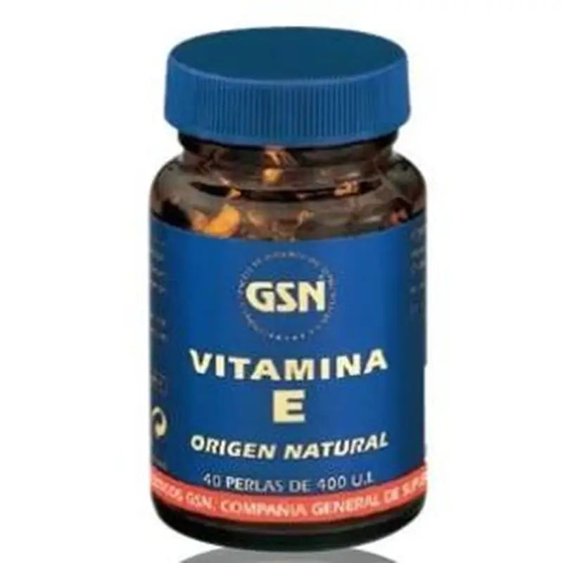 Gsn Vitamina E Natural 40Perlas 