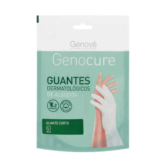 Genove Genocure Guantes Algodón Dermatológico Talla L