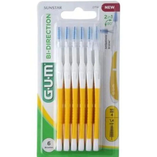 Gum Cepillo Interdental Bi-Direction Xl 1,4Mm 6Un 