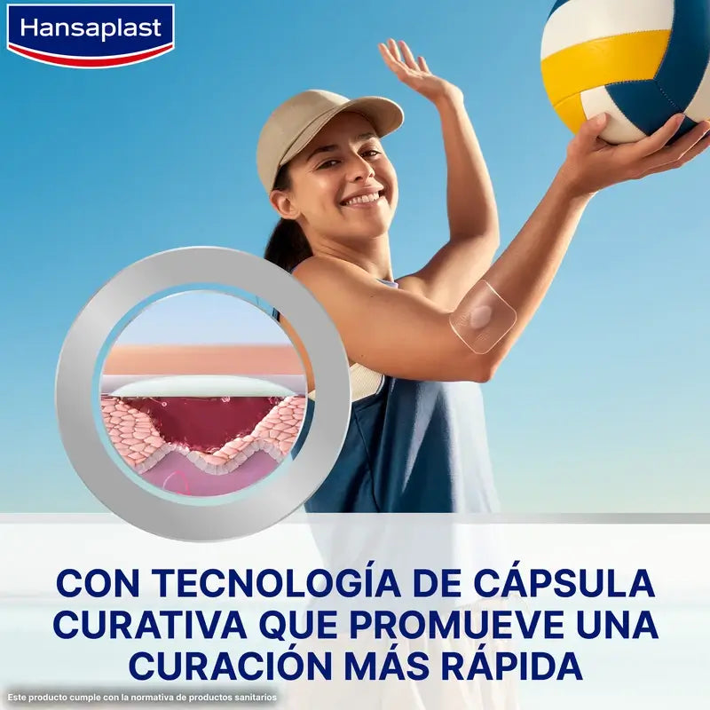 Hansaplast Second Skin Protection Xl, 3 unidades