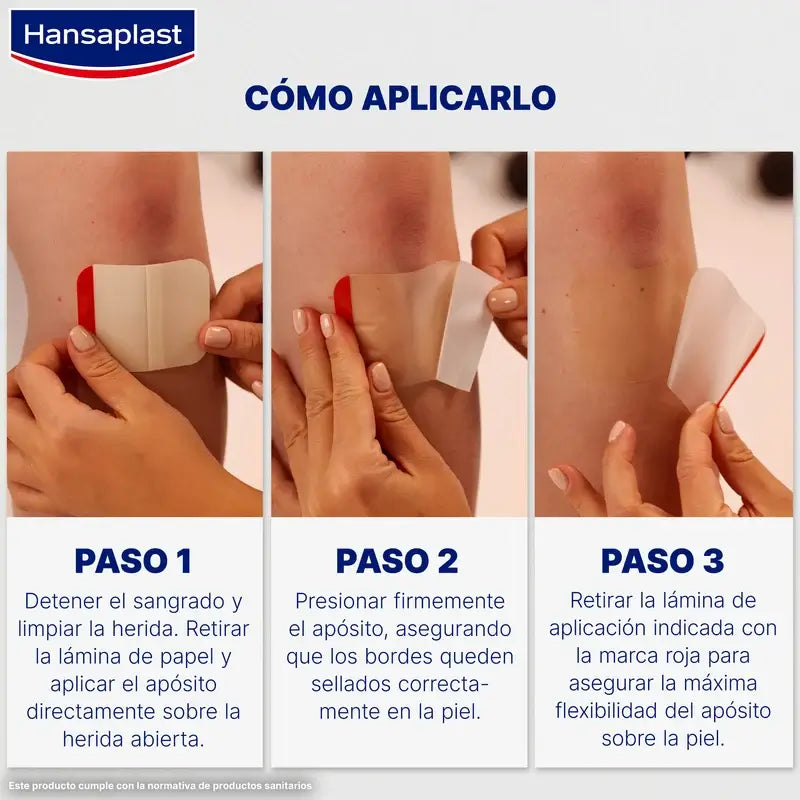 Hansaplast Second Skin Protection Xl, 3 unidades