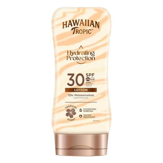 Hawaiian Tropic Loción Hidratante Protectora SPF30, 180 ml