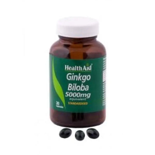 Health Aid Ginkgo Hoja Ext.Estand. 30Cap. 