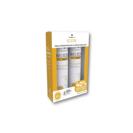 Heliocare 360º Pack Duplo Invisible Spray 200 Ml