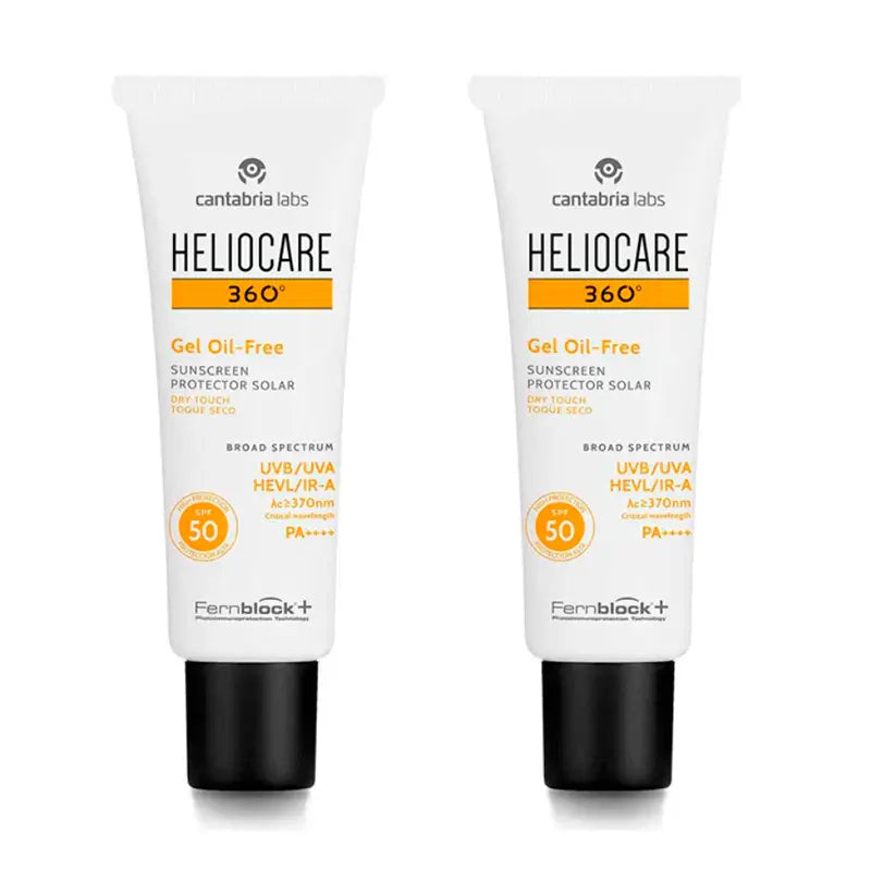 Heliocare Duplo 360º Gel Oil Free Spf 50+ , 2X50 Ml