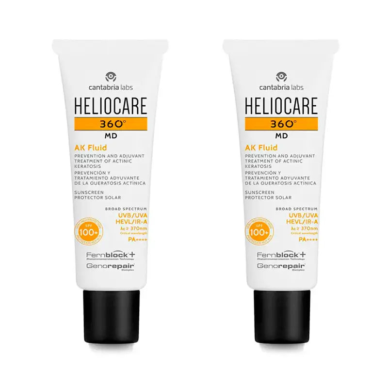 Heliocare Duplo 360º Md Ak Fluid, 2X50 Ml