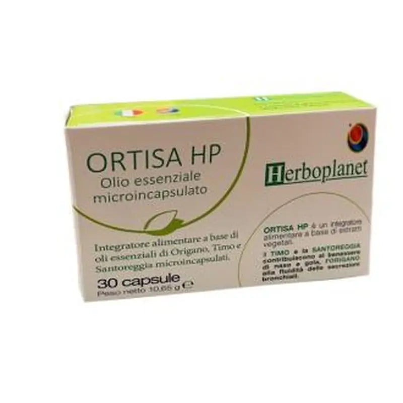 Herboplanet Ortisa Hp Aceite Esencial 30 Cápsulas