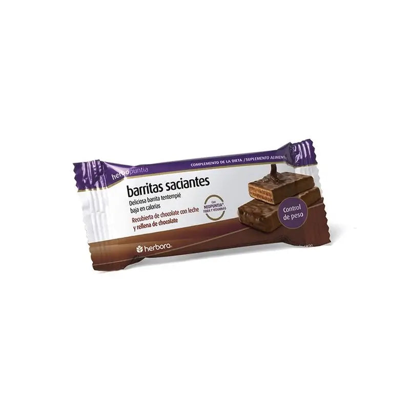 Herbora Saciante Choco Herbopuntia , 24 barritas