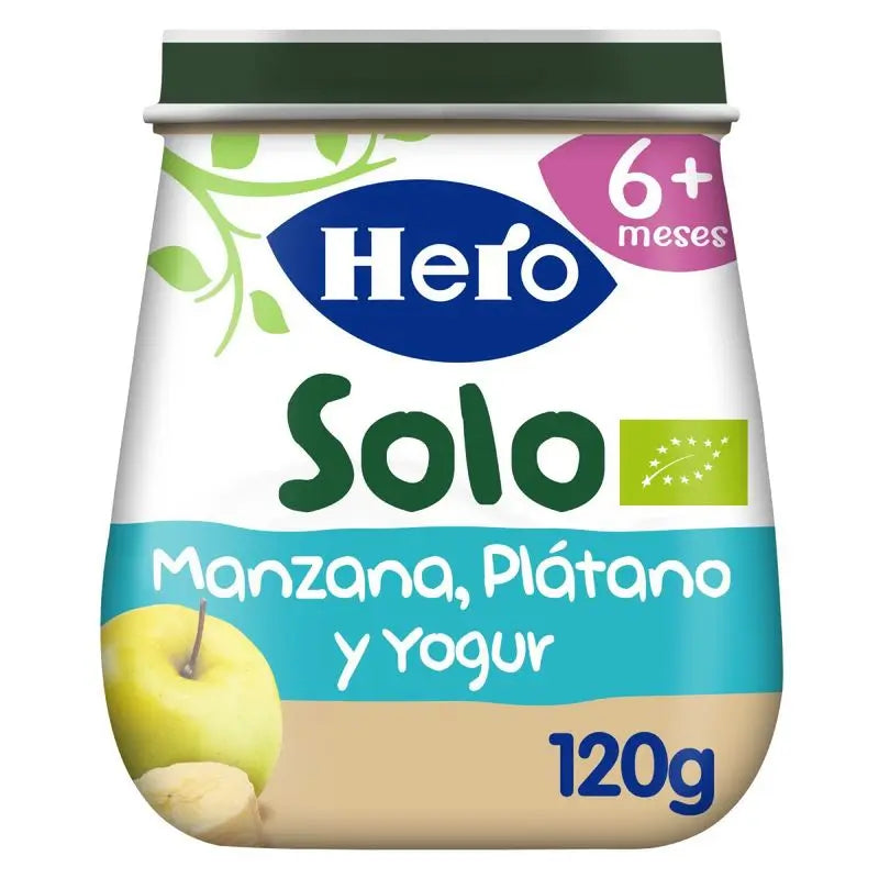 Hero Baby Tarrito Eco Hero Soloyogur, Manzana Y Plátano 120Gr