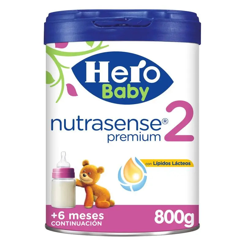 Hero Baby Nutrasense Premium Leche Infantil 2 , 800 gr