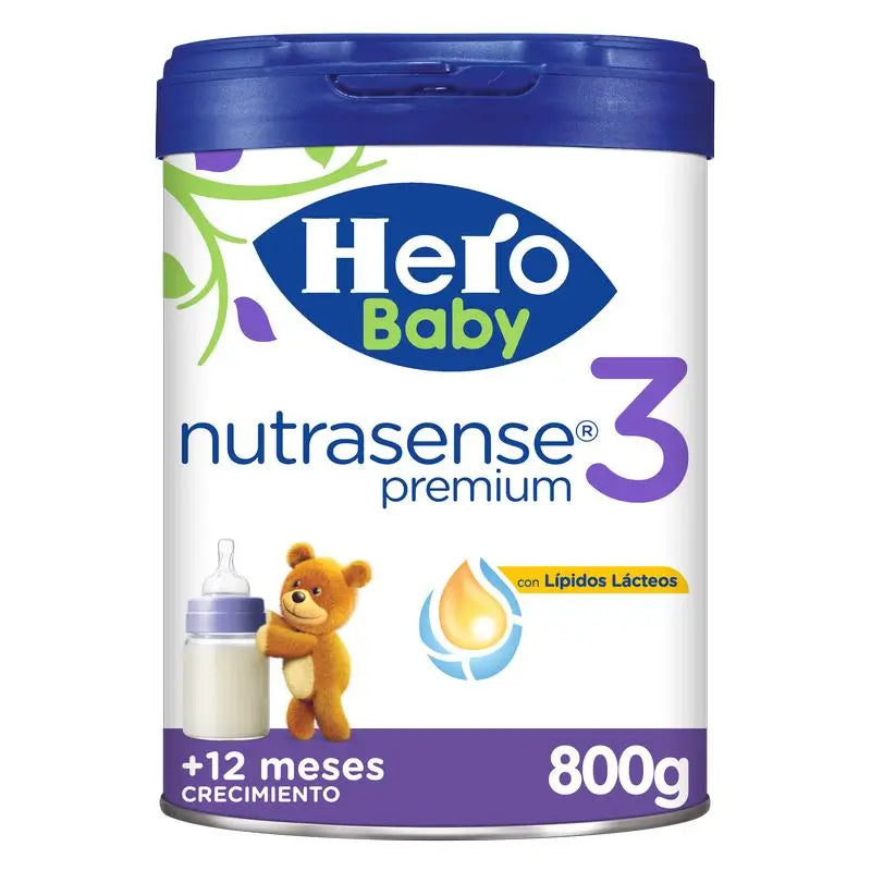 Hero Baby Nutrasense Premium Leche Infantil 3 , 800 gr