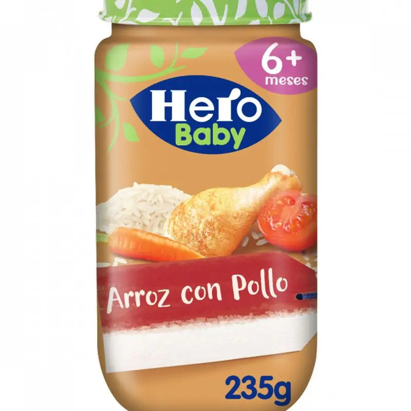 Hero Baby Tarrito Arroz Con Pollo, 235g