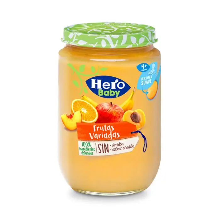 Hero Baby Tarritos De Frutas Variadas, 190g