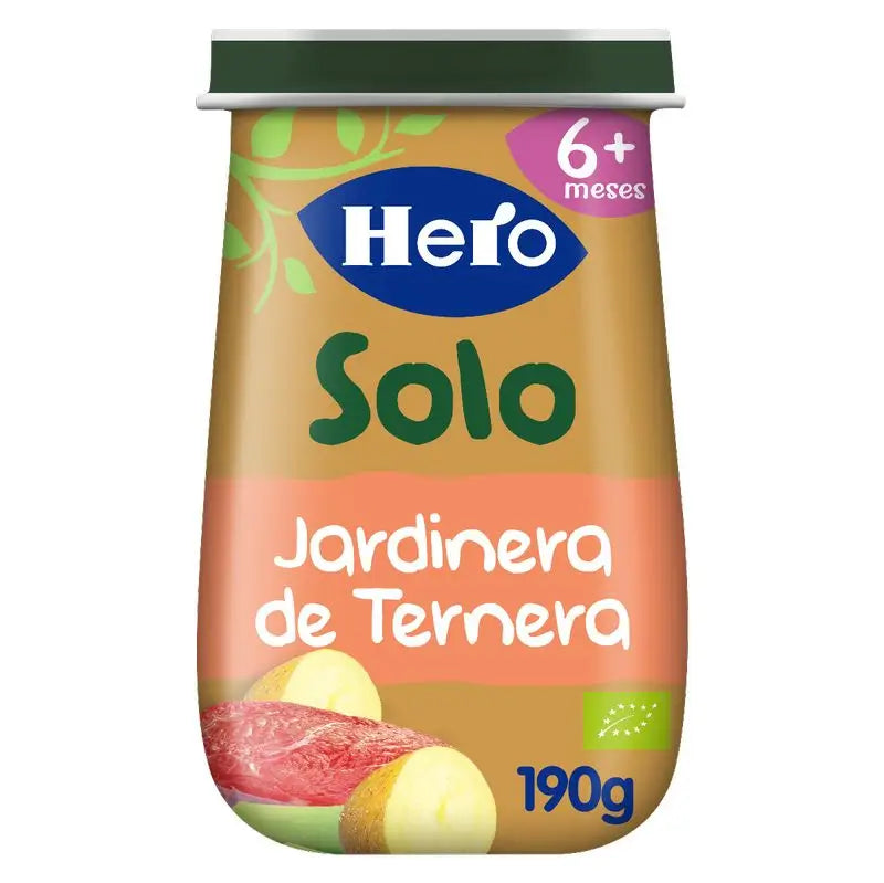 Hero Baby Tarrito Eco Hero Solo Ternera 190G