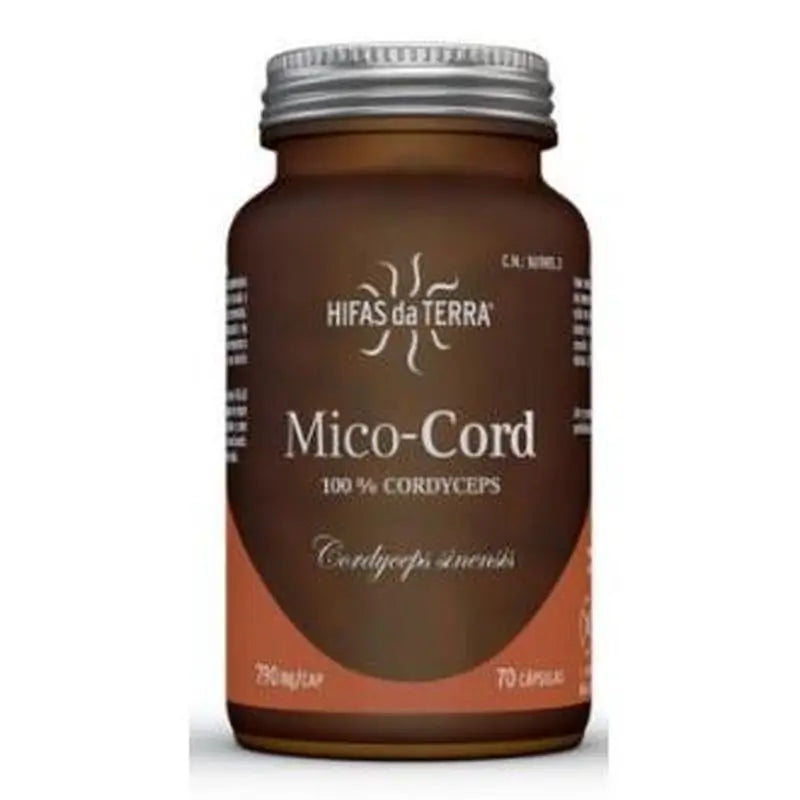 Hifas Da Terra Mico Cord (Cordyceps) Hdt 70 Cápsulas 