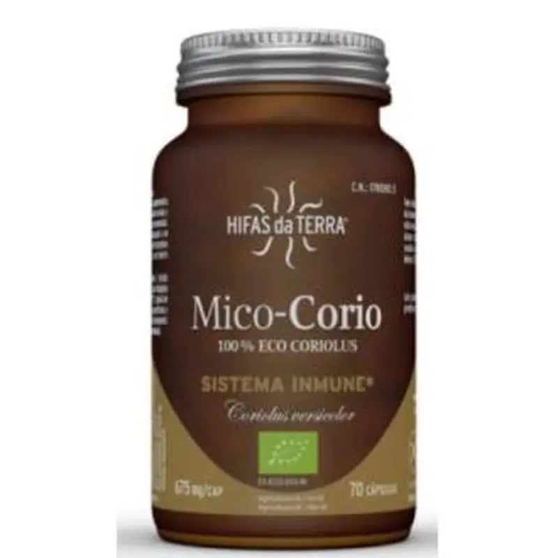 Hifas Da Terra Mico Corio Micosalut (Coriolus) Hdt 70 Cápsulas 