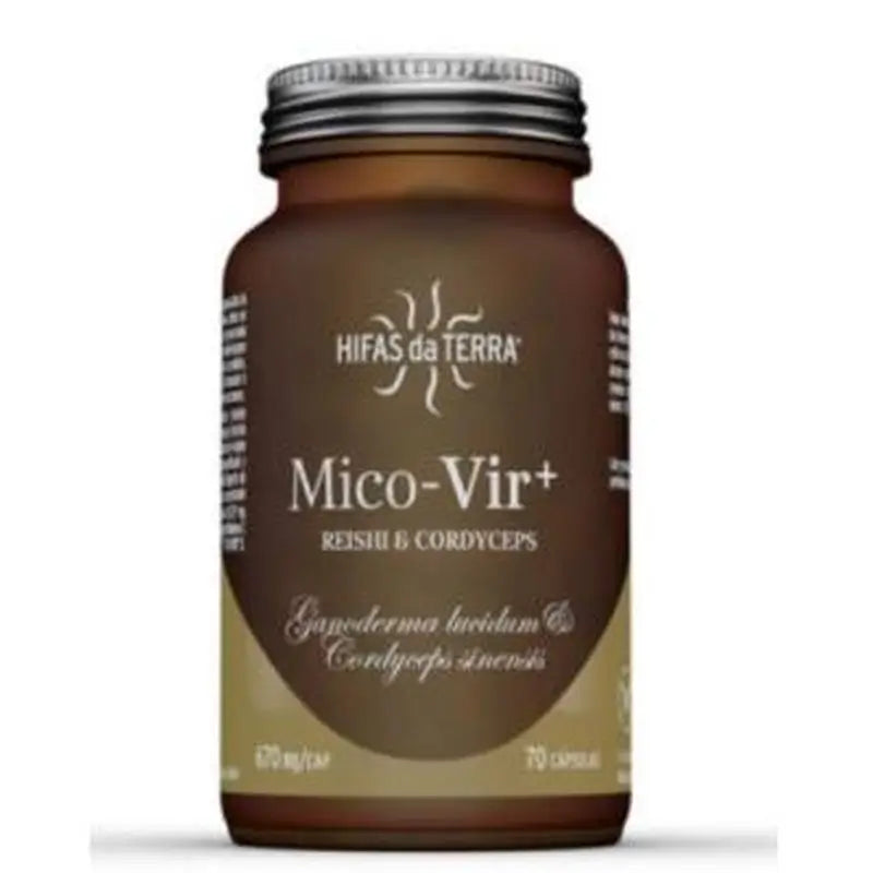 Hifas Da Terra Mico-Vir (Reishi-Cordyceps) Hdt 70 Cápsulas 