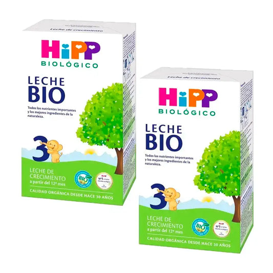 Hipp Leche 3 De Crecimiento Bio, Pack 2 x 500 gr