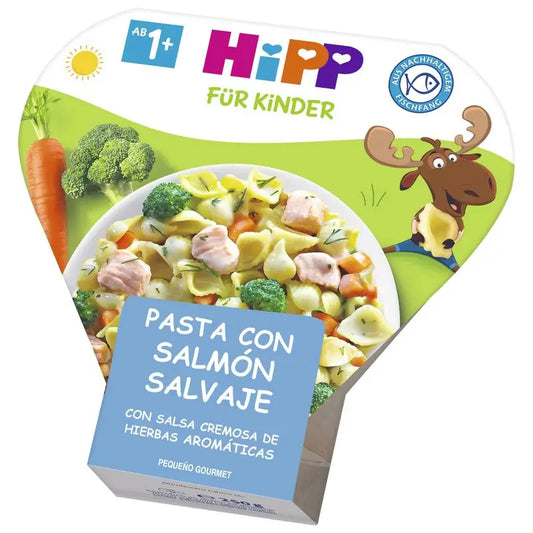 Hipp  Pasta Con Salmón Y Salsa De Hierbas Aromáticas, 250 G