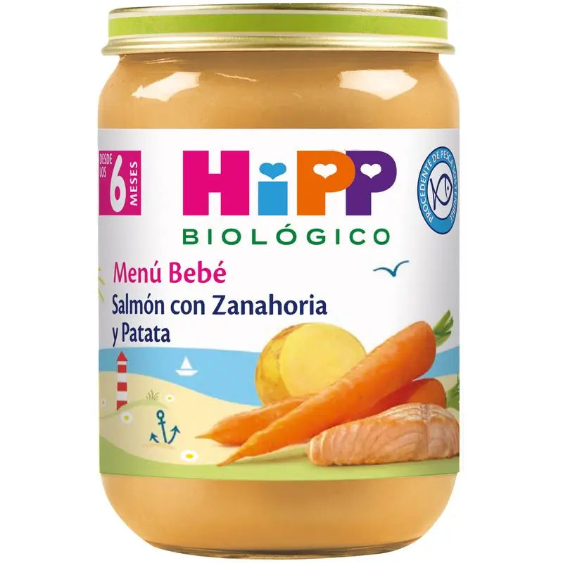 Hipp  Tarrito De Salmón Con Zanahoria Y Patata, 190 G