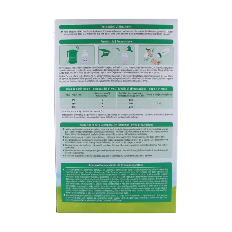 Holle Leche de Cabra de Continuación 2 , Desde 6 Meses, 400 gr