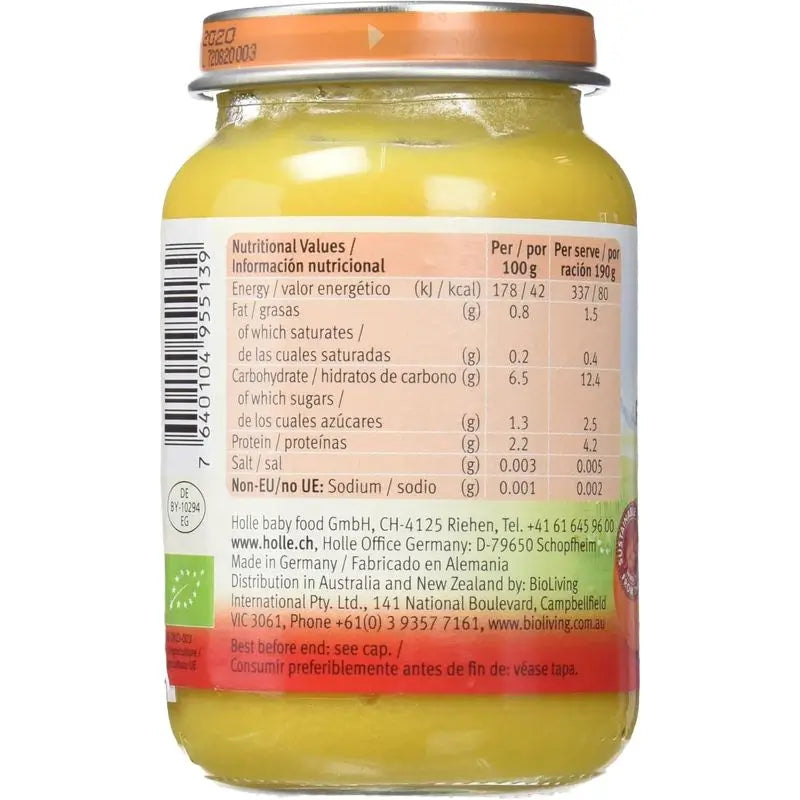 Holle Tarrito Calabaza con Pollo Ecologico, 190 gr