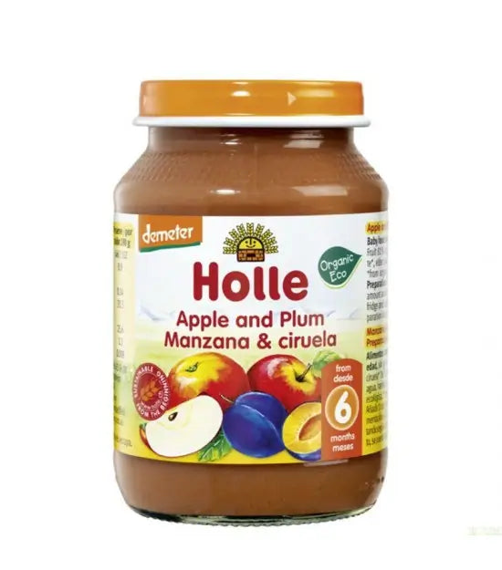 Holle Potito Manzana y Ciruela, 190gr