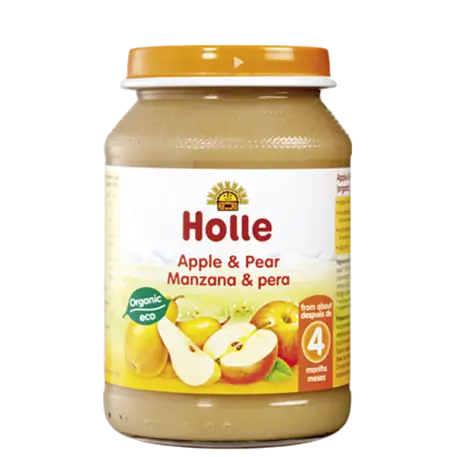 Holle Potito Manzana y Pera, 190gr