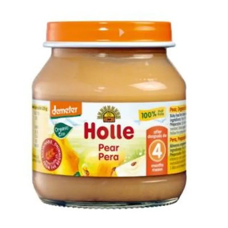 Holle Potito Pera 100% Mini 4Meses 125Gr.  Demeter