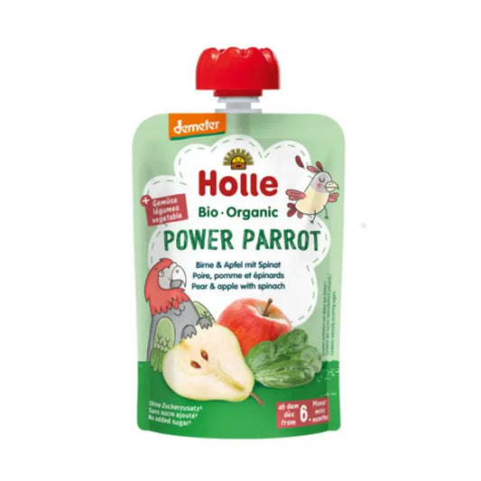 Holle Pouche de Pera, Manzana y Espinacas 100 gr