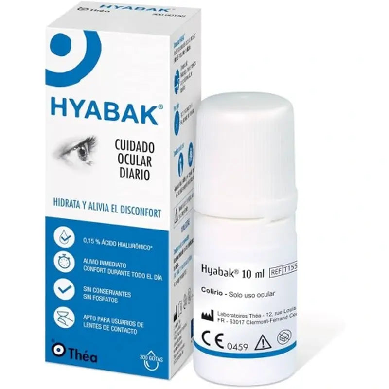 Hyabak Gotas Solución Ocular, 10 ml