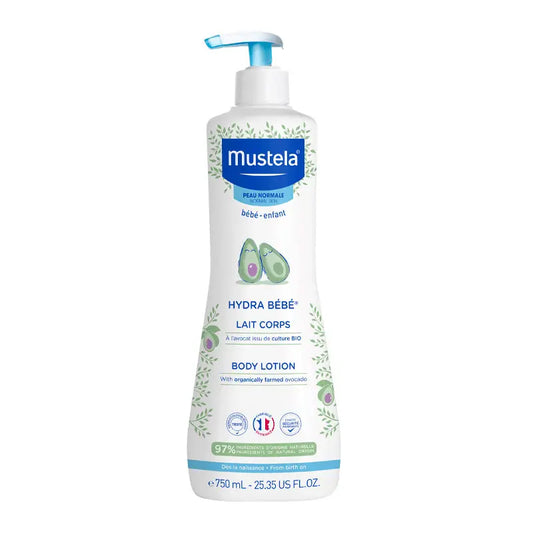 Hydra Bebé Leche Corporal con Aguacate Bio, 750 ml