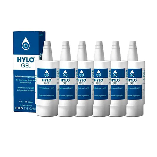 Hylo Gel Colirio 10 ml, 6 unidades