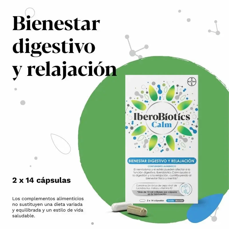 Iberobiotics Calm Capsulas , 28 capsulas