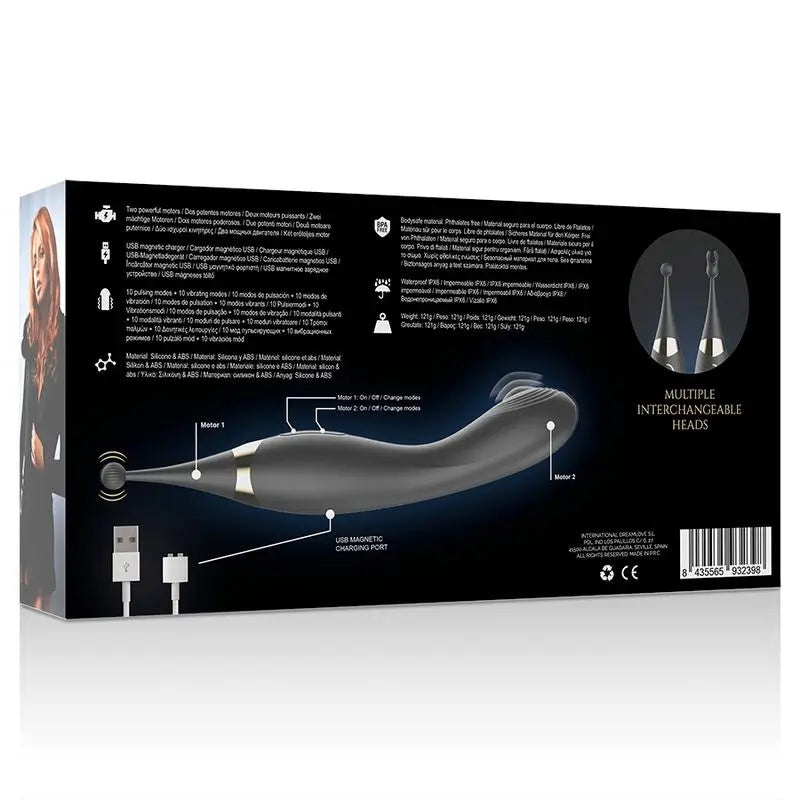 Ibiza Technology Estimulador De Clitoris Intercambiables Y Pulsation Vibrador Punto G