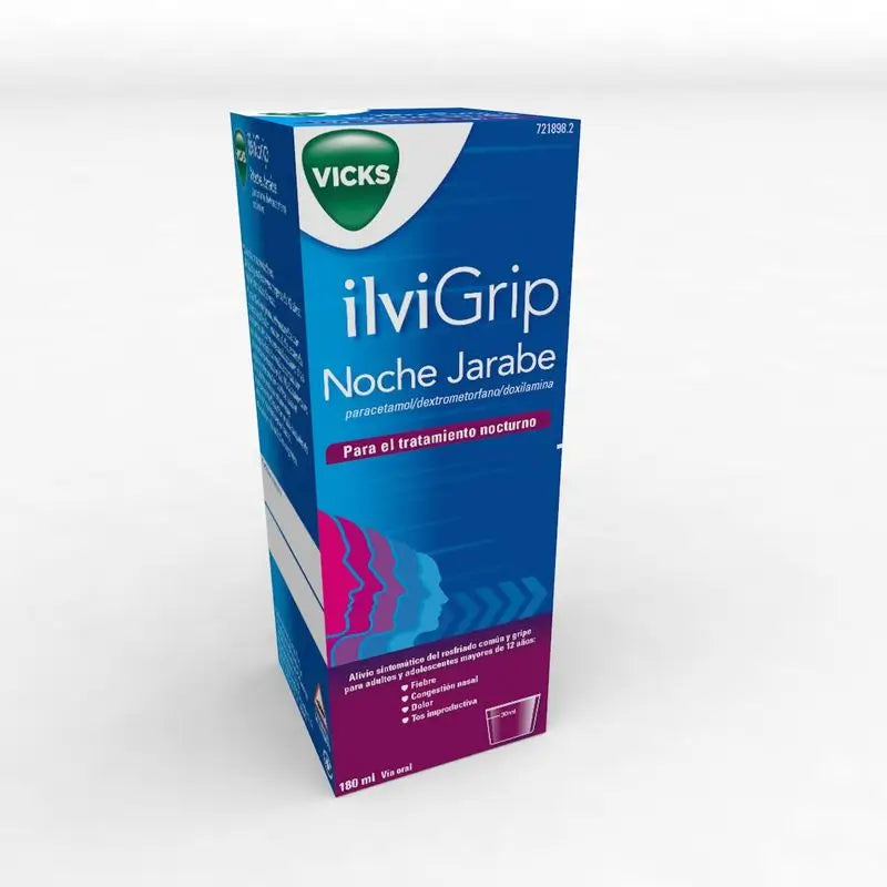 Ilvigrip Noche Jarabe, 180 ml