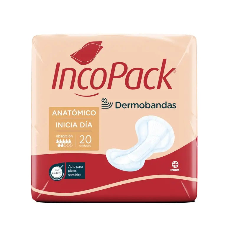 Incopack Inicia Anatómico Día , 80 unidades