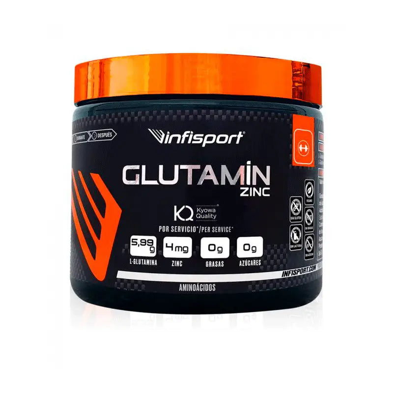 INFISPORT Glutamin + Zn polvo 300 gr