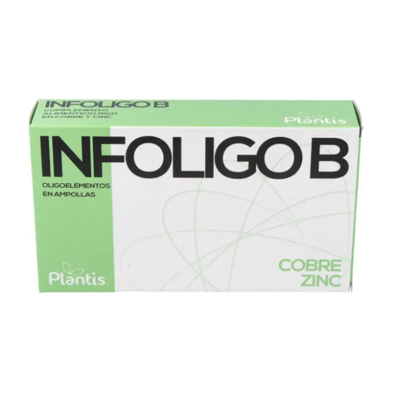 Plantis Infoligo B Complemento Alimenticio 5 ml, 20 Ampollas